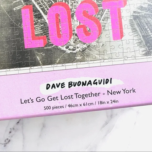 Let’s Go Get Lost Together New York Jigsaw Puzzle - Picture 4 of 5